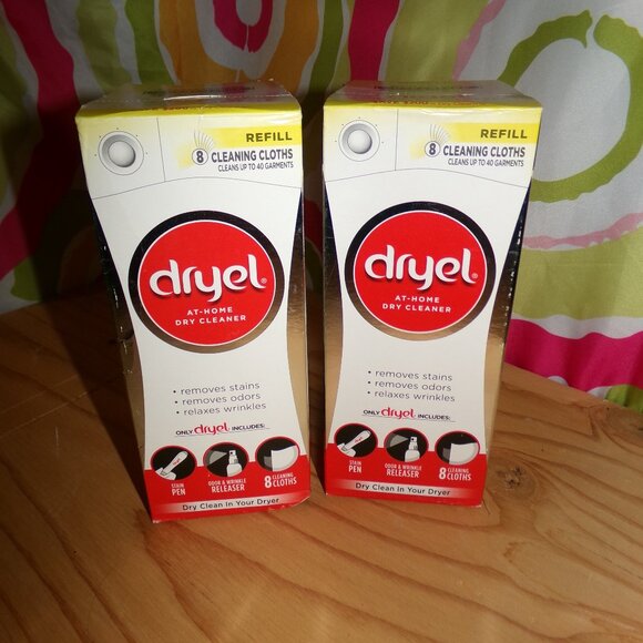 Set of 2 Dryel NWB At-Home Dry Cleaner Refill Kits - Picture 1 of 4